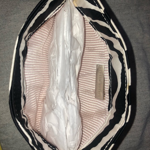 Lauren Merkin Black & White clutch NWT - Picture 3 of 4